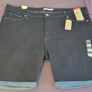Levi's Women's Bermuda Shorts 26W - Royal Rinse - Dark Indigo Hypersoft- NWT